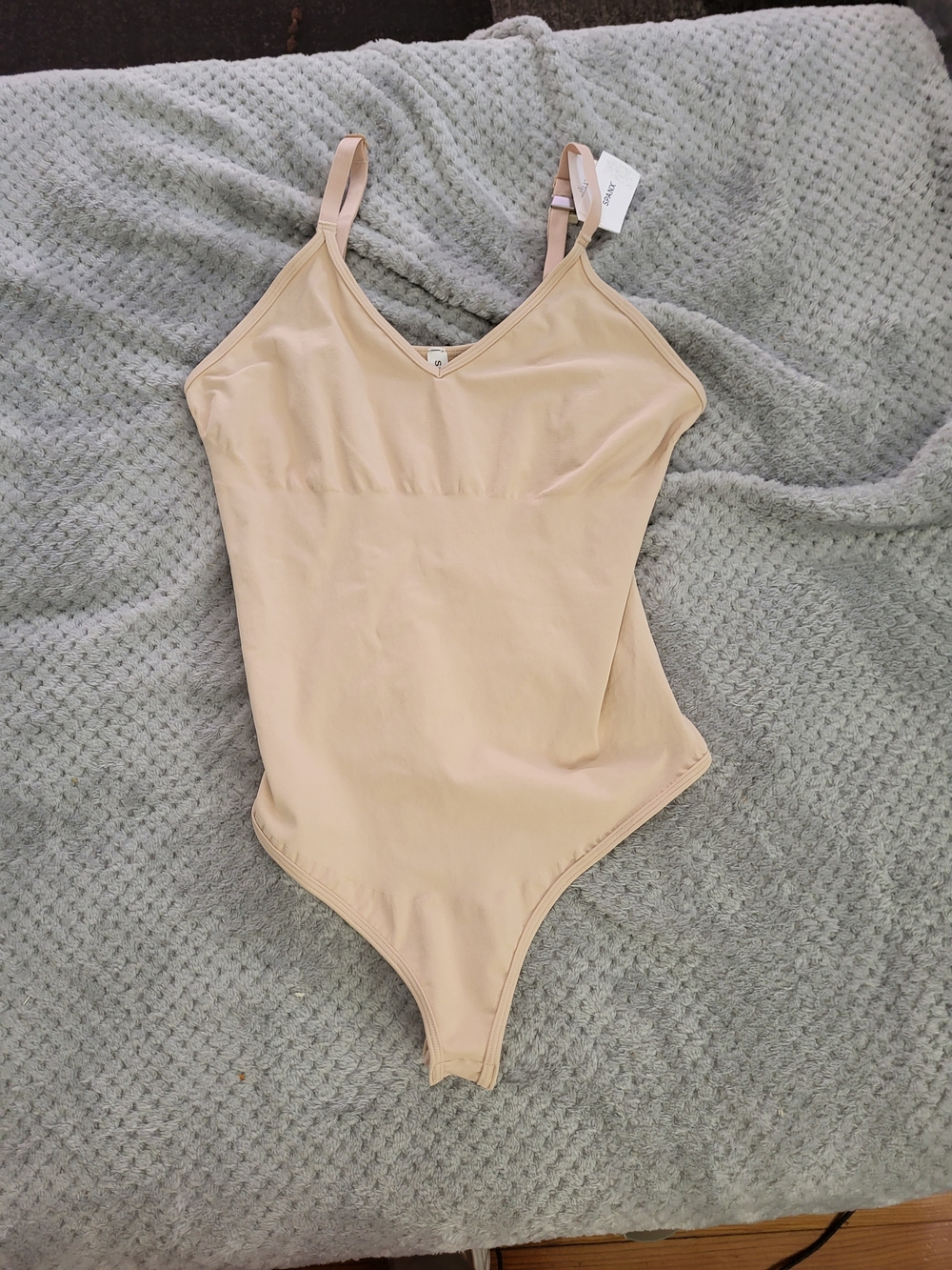 SPANX Nude Beige Thong Bodysuit 2x (See Description)